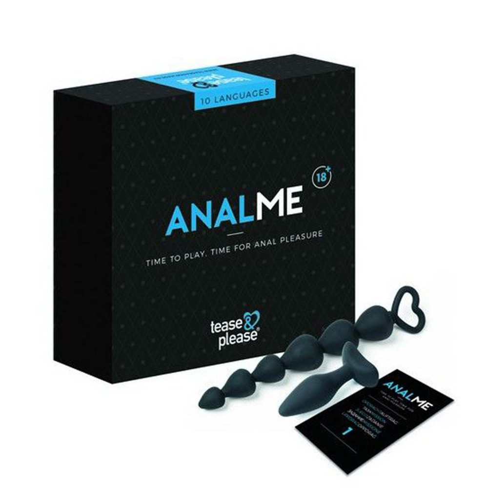 Секс-гра Analme Tease & Please анальна ялинка, анальна пробка та буклети із завданнями (34370), zoom