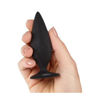 Силіконова анальна пробка Miss V-Heartbreaker Velvet Black - No Taboo