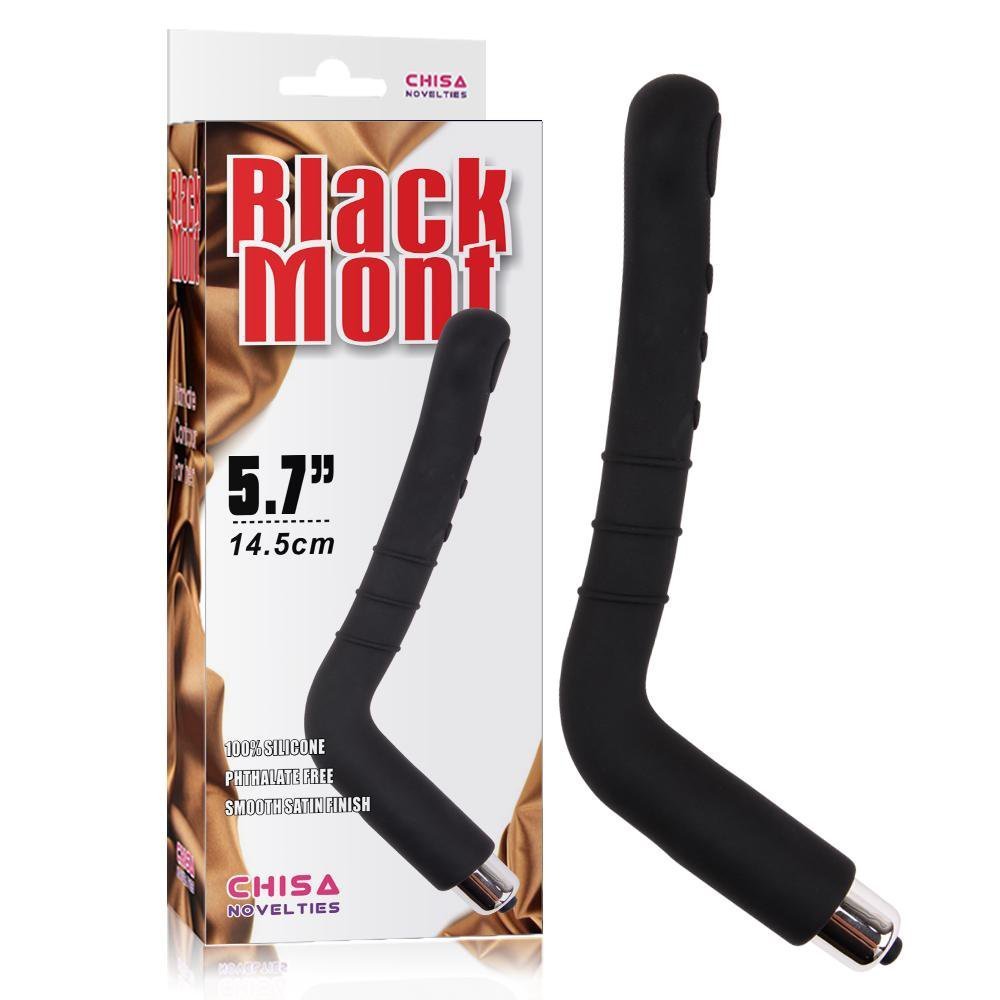 Анальний вібратор Chisa Black Mont, чорний, 25 х 3 см (21142), zoom