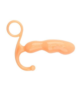 Масажер простати Chisa Prof jason, без вібрації, бежевий, 12.5 см х 2.6 см - No Taboo