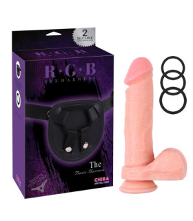 Страпон реалістичний з яєчками Chisa R.G.B. Kyle Korver, 21. 5 см х 4.3 см - No Taboo