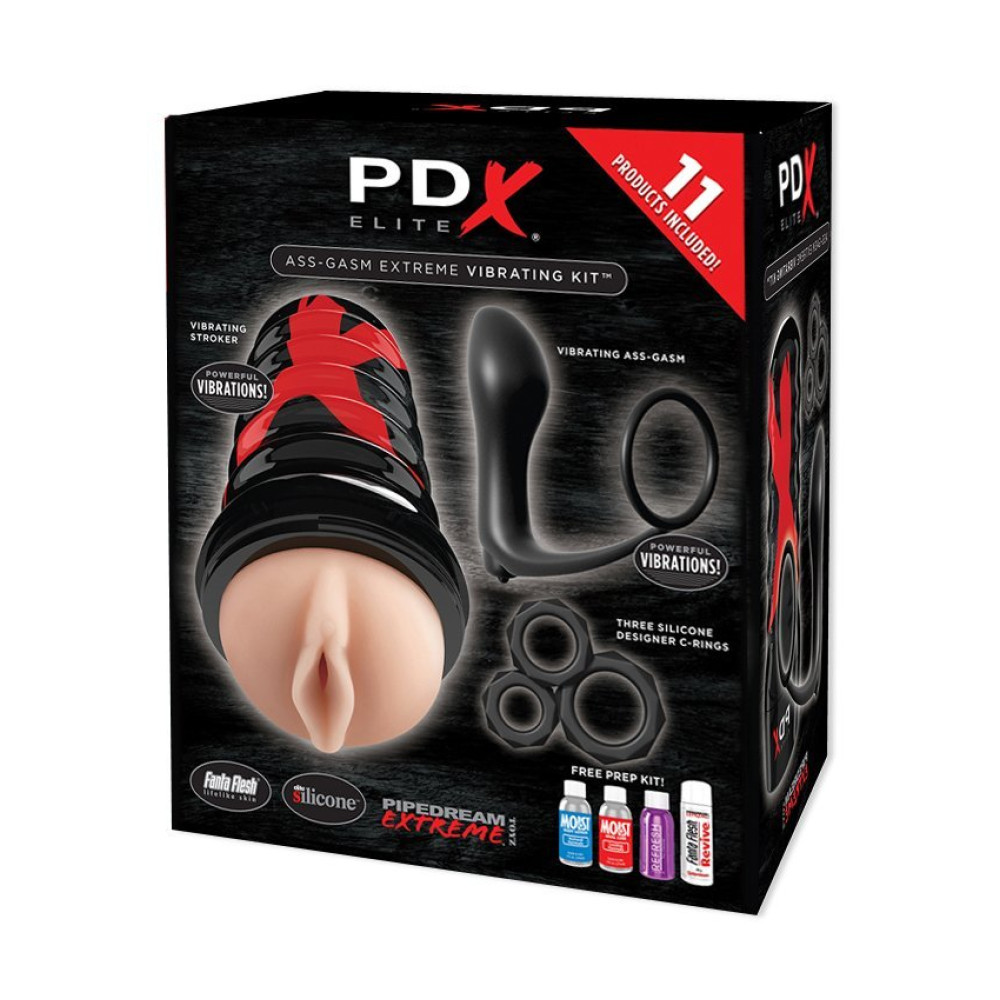 Страстная ночь мужчины Ass-Gasm Extreme Vibrating Kit (28746), zoom