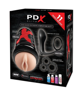 Страстная ночь мужчины Ass-Gasm Extreme Vibrating Kit - No Taboo