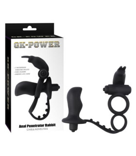 Вібратор анальна пробка ерекційне кільце GK-Power - No Taboo