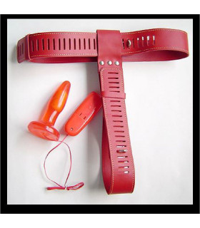 80127 NTB/труси червоні і анальна пробка - No Taboo