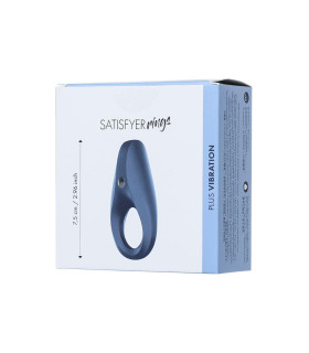 Эрекционное виброкольцо Satisfyer Rocket Ring синее, 7.5 х 4.1 см - No Taboo