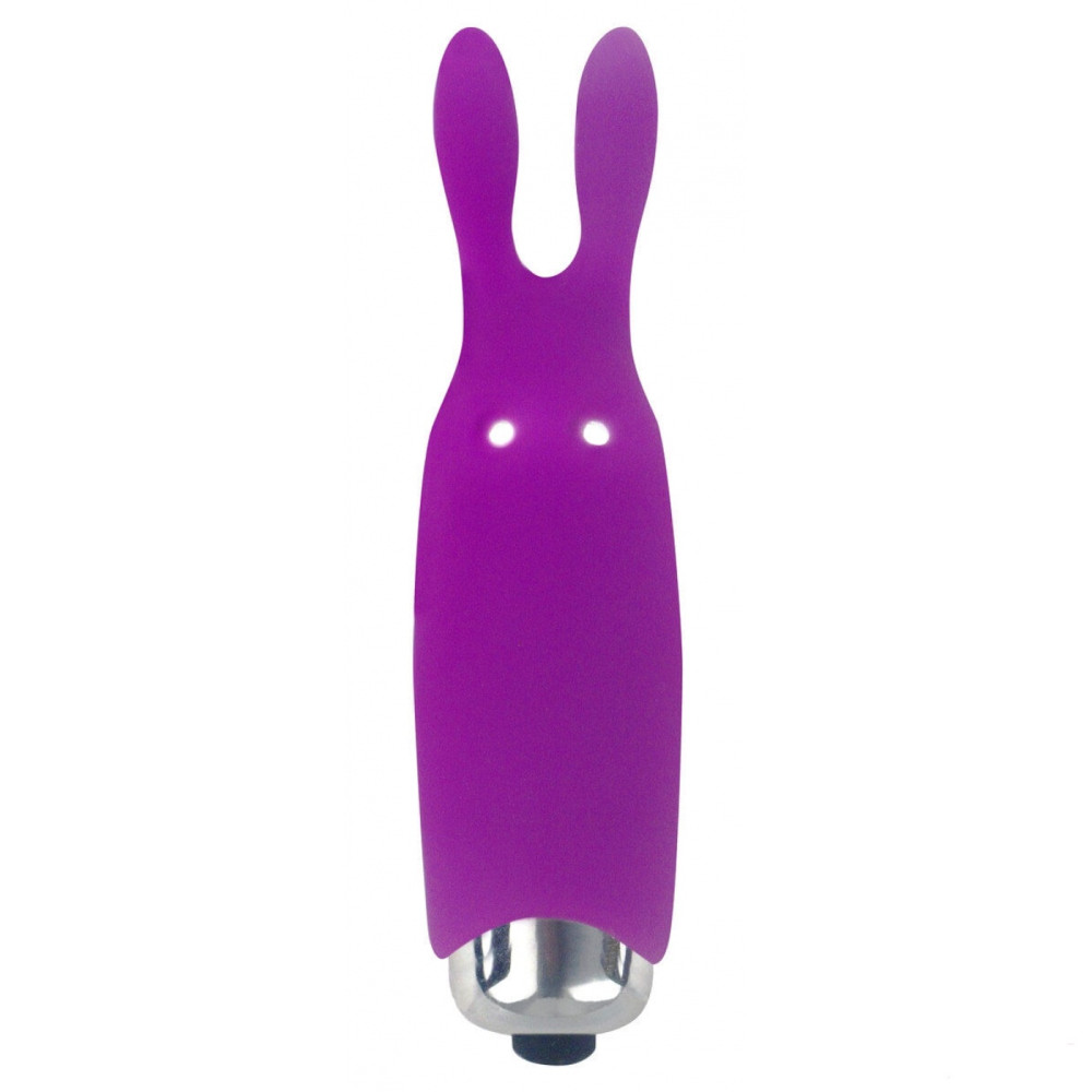 Минивибратор Adrien Lastic Rabbit фиолетовый, 8.5 х 2.3 см (29792), zoom