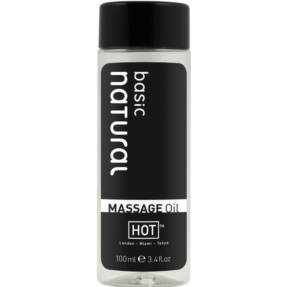 Массажное масло HOT Basic Natural с нейтральным ароматом, 100 мл (13044), zoom