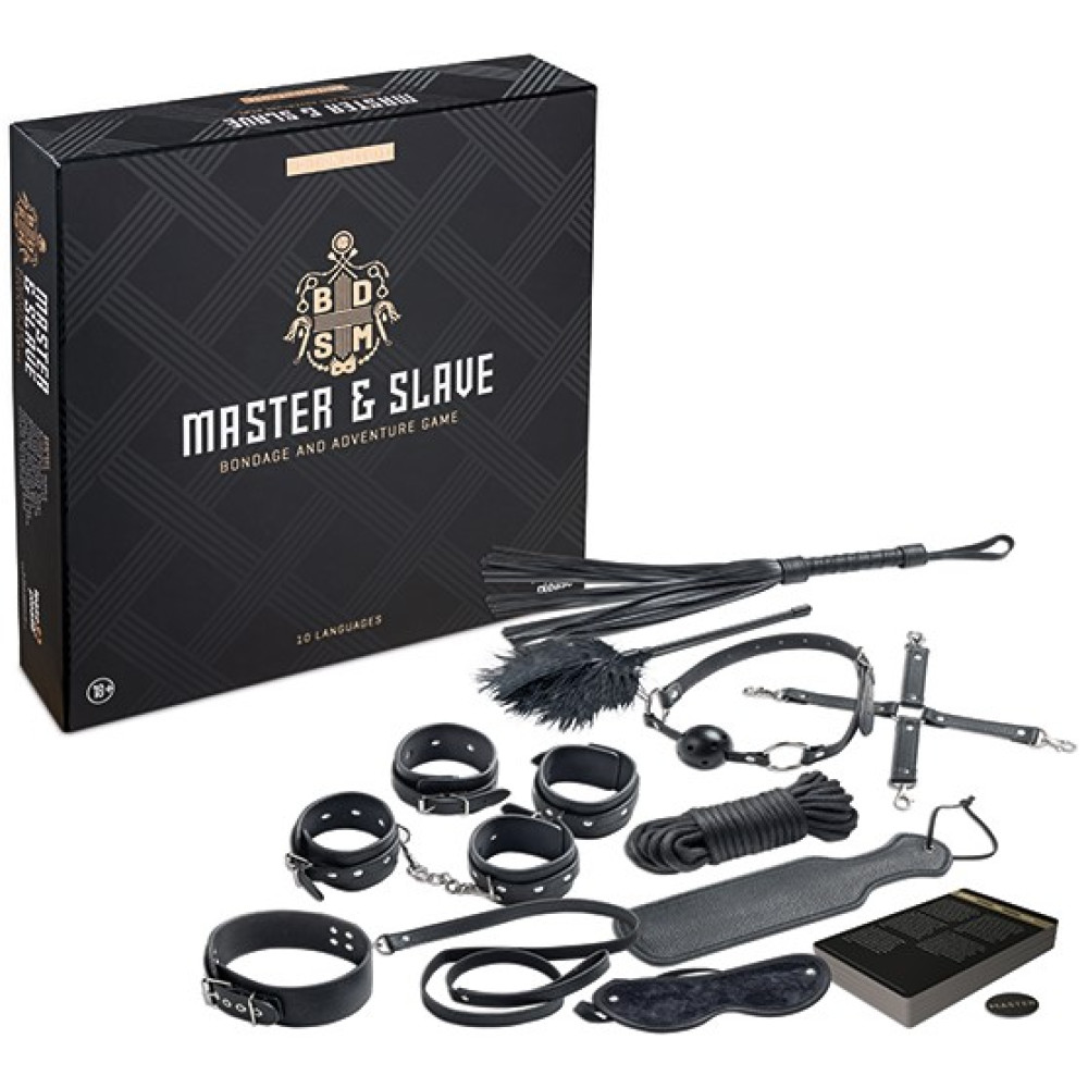 БДСМ набор с заданиями Master & Slave BDSM Kit, Black (34457), zoom