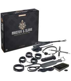 БДСМ набор с заданиями Master & Slave BDSM Kit, Black - No Taboo