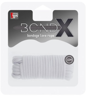 Бондажная веревка белая 10 м BONDX NO TABOO - No Taboo
