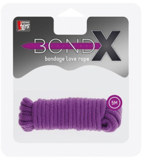 Бондажна мотузка фіолетова 5 м BONDX - No Taboo
