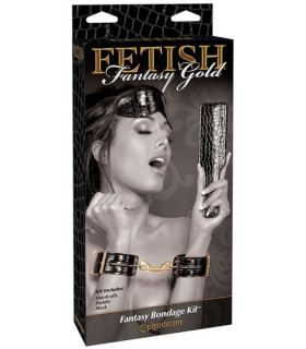 Бондажный набор Pipedream Fetish Fantasy, черный, 3 предмета - No Taboo