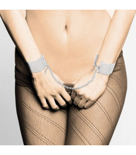 Браслеты-наручники Bijoux Indiscrets серебряные, OS - No Taboo