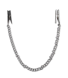 Ланцюжок на соски з прищіпками fetish - No Taboo