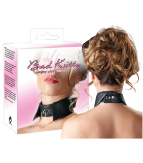 Чокер с кольцом черный Bad Kitty - No Taboo