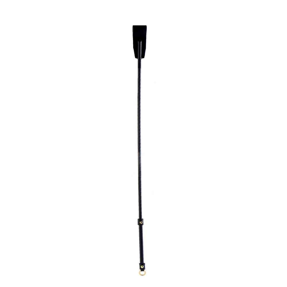 Сстек итальянская кожа UPKO Riding Crop с позолотой, черный (32442), zoom