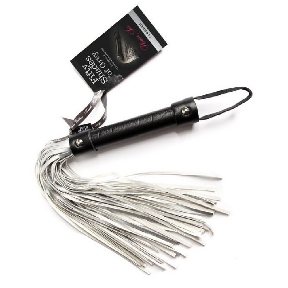 Флоггер Fifty Shades of Grey чорно-сірий, 38 см (19833), zoom