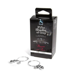 Fifty Shades of Grey - Зажимы для сосков (50 оттенков серого) - No Taboo
