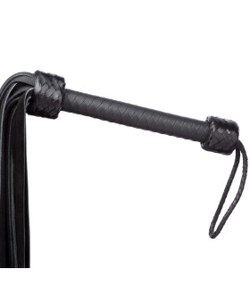 Флоггер (плетка) из телячьей кожи Голландия ручная работа - No Taboo