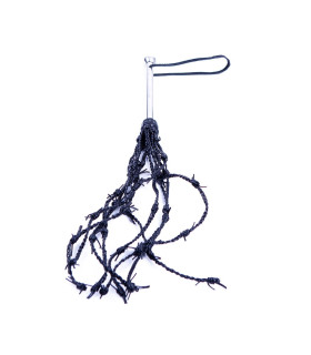 Флоггер (плетка) колючка 9 хвостов металл ручка Голландия ручная работа - No Taboo