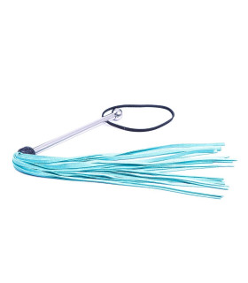 Флоггер (батіг) м'ятна замша рукоятка метал Голландія ручна робота - No Taboo