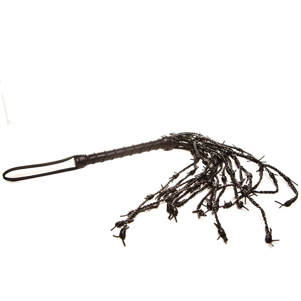 Флоггер (батіг) натуральна шкіра 18 хвостів Голландія ручна робота (26279), zoom