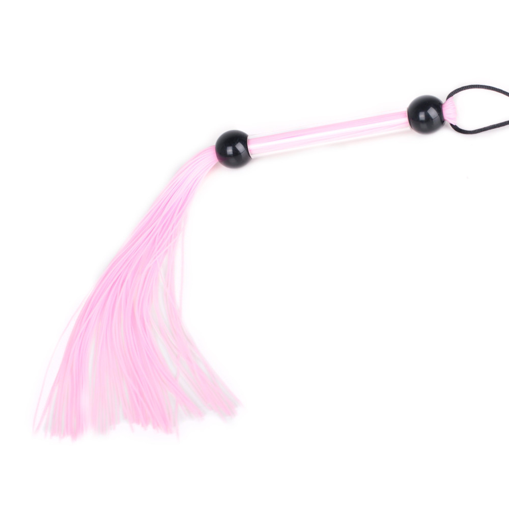 Флоггер (батіг) 100% медичний силікон рожевий NO TABOO (25118), zoom