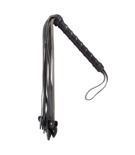 Флоггер (плетка) с наконечниками в виде сердечек, кожа ягненка Голландия ручная работа - No Taboo