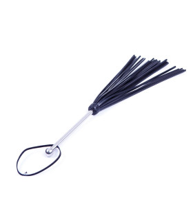 Флоггер (батіг) товста шкіра, ручка метал Голландія ручна робота - No Taboo