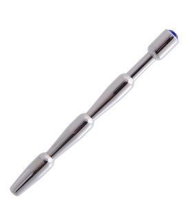 Катетер уретральный металлический с синим камнем, 9,8 х 1 см - No Taboo