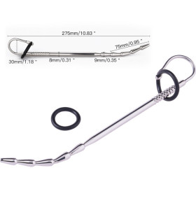 Катетер УРЕТРАЛЬНЫЙ (плуг) L рабочей части 250 мм D 9 мм, D колец 25x30 мм NO TABOO - No Taboo