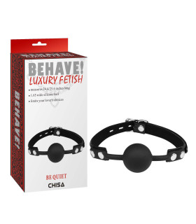 Кляп в виде шарика, черный - No Taboo