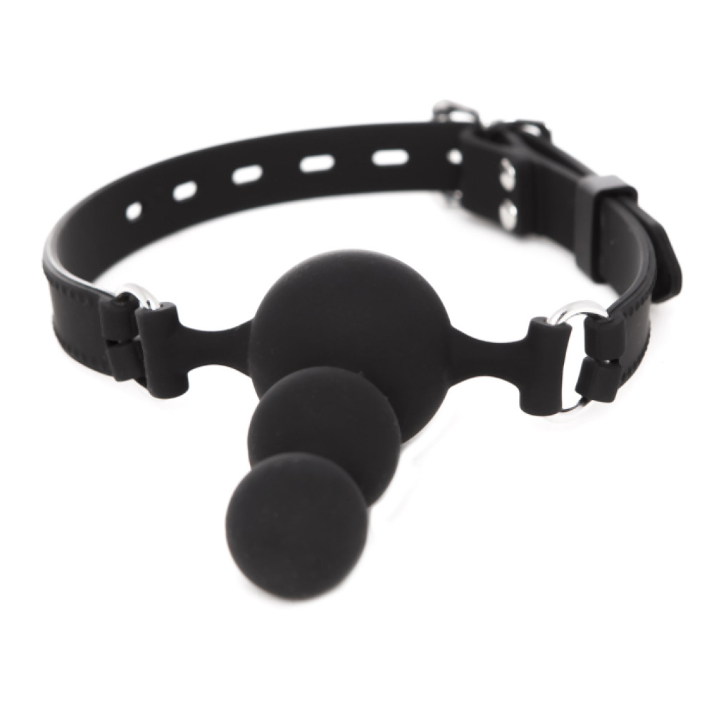 Кляп-анальна пробка 100% медичний силікон NO TABOO (29272), zoom