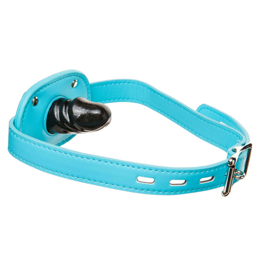 Кляп-член Блакитний ремінь NO TABOO (33152), zoom