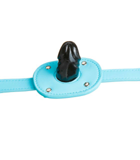 Кляп-член голубой ремень NO TABOO - No Taboo