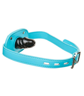 Кляп-член голубой ремень NO TABOO - No Taboo