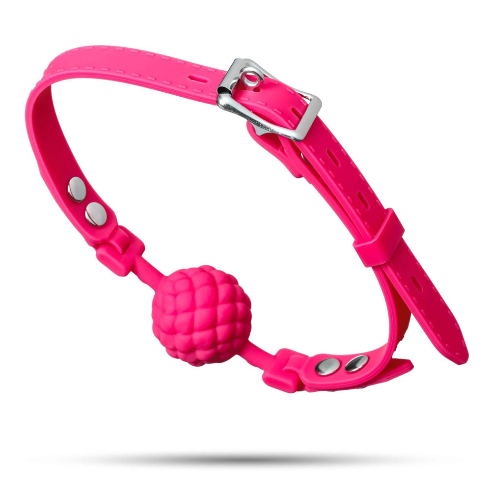 Кляп маленький рельефный, 100% медицинский силикон (33369), zoom