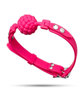 Кляп маленький рельефный, 100% медицинский силикон - No Taboo