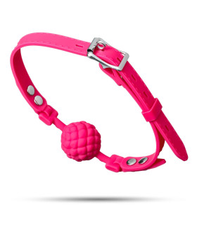 Кляп маленький рельефный, 100% медицинский силикон - No Taboo