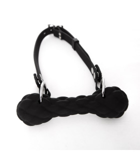 Кляп "РЕЛЬЕФНОЕ УЗДЕЧКО" 100% медицинский силикон - No Taboo