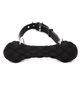 Кляп "РЕЛЬЕФНОЕ УЗДЕЧКО" 100% медицинский силикон - No Taboo