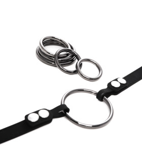 Кляп зі змінними кільцями Metal NO TABOO - No Taboo