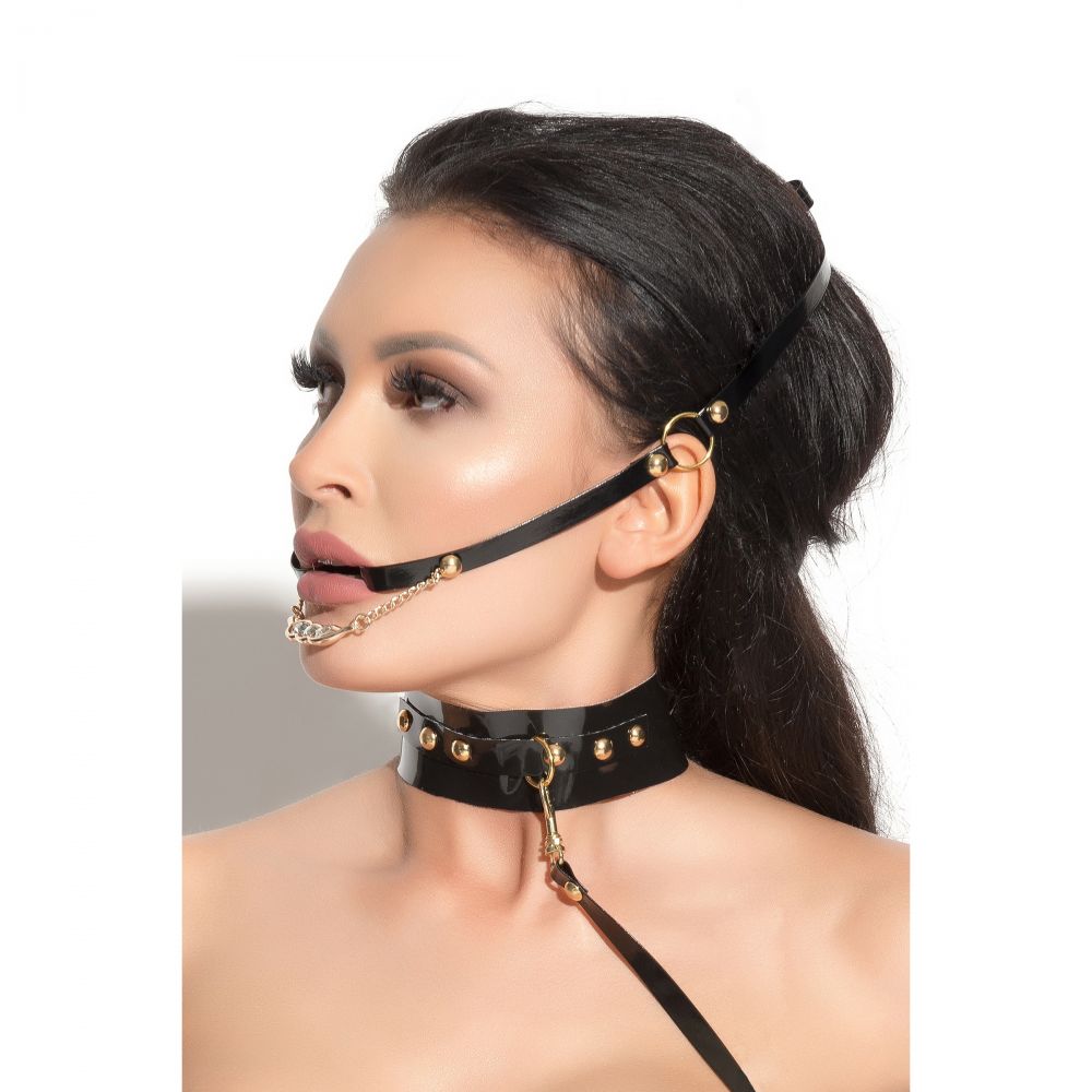 Кляп-уздечка черный Bridle 01 Me-Seduce (32106), zoom