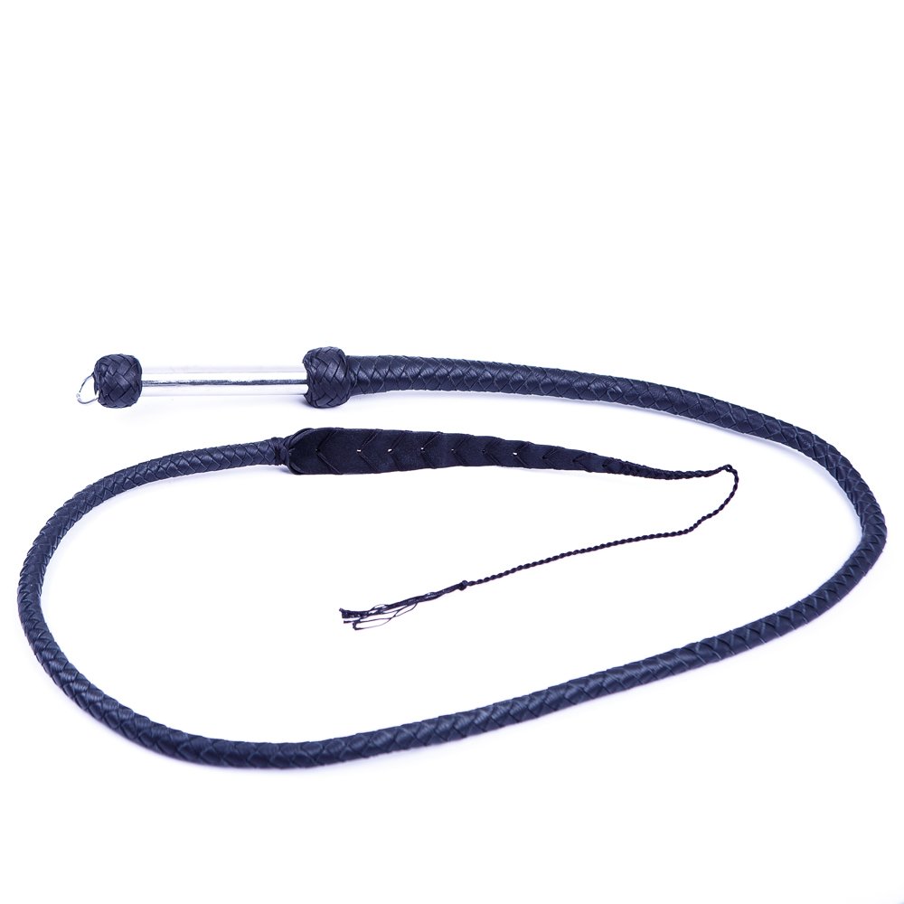 Кнут 2 метра кожа железная ручка Голландия ручная работа (26323), zoom