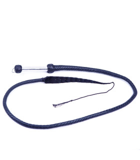 Кнут 2 метра кожа железная ручка Голландия ручная работа - No Taboo