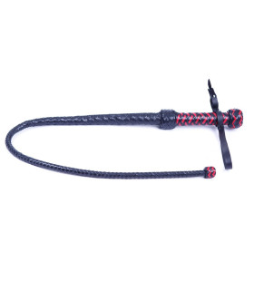 Кнут нагайка с твердым наконечником Голландия ручная работа - No Taboo