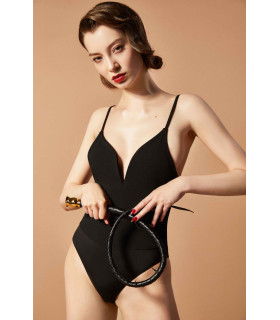 Кнут "Роза" с шипами от UPKO из итальянской кожи - No Taboo