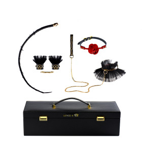 Чемодан UPKO королевский набор из итальянской кожи Luxurious & Romantic Kit, 5 предметов - No Taboo