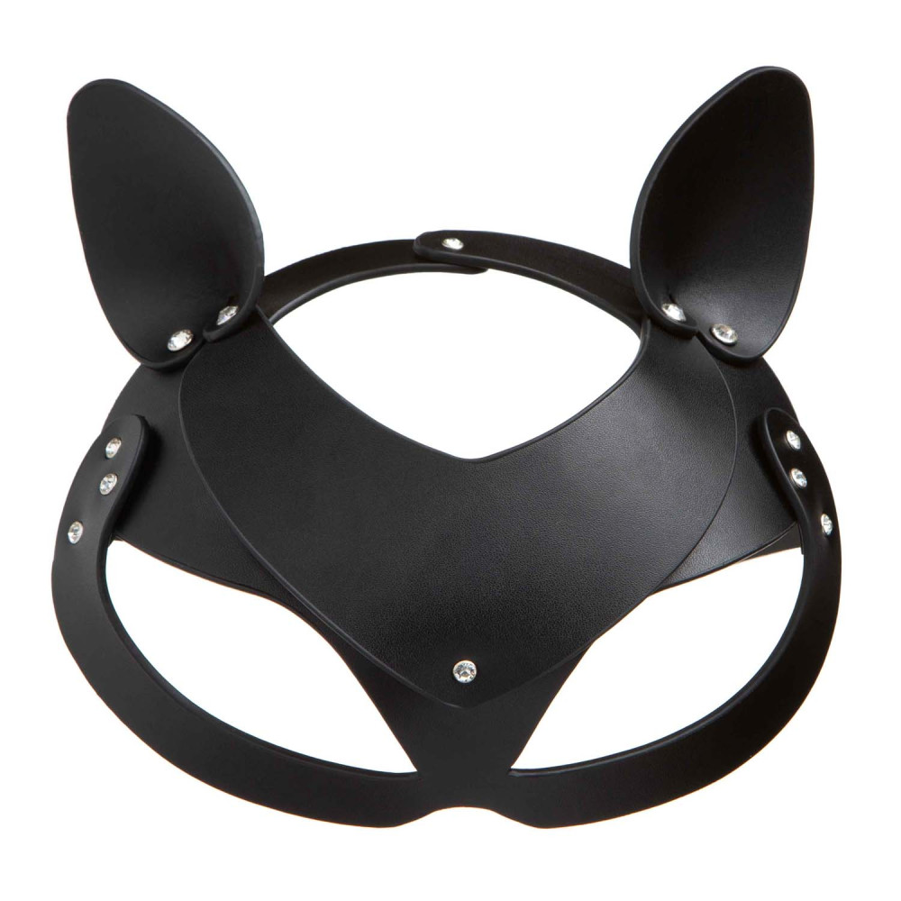 Шкіряна маска кішечки NO TABOO (33101), zoom